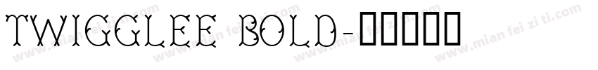 Twigglee Bold字体转换